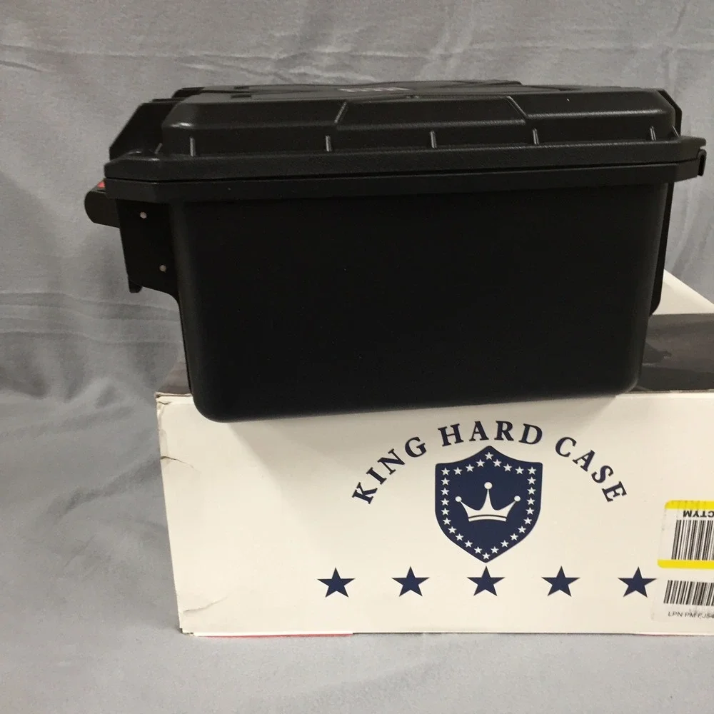King Hard Case Waterproof Travel Storage Box Black Rugged Equipment Case New